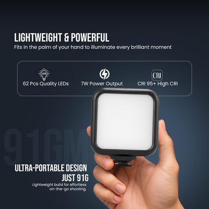 Enzzs Creator Selfie Light – Portable 3-Mode Studio Glow