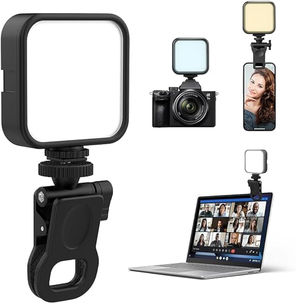 Enzzs Creator Selfie Light – Portable 3-Mode Studio Glow