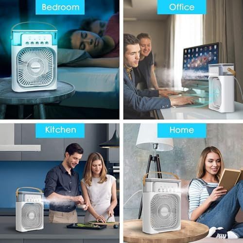 Enzzs Portable Mini Air Cooler with Mist – Instant Cooling Anywhere