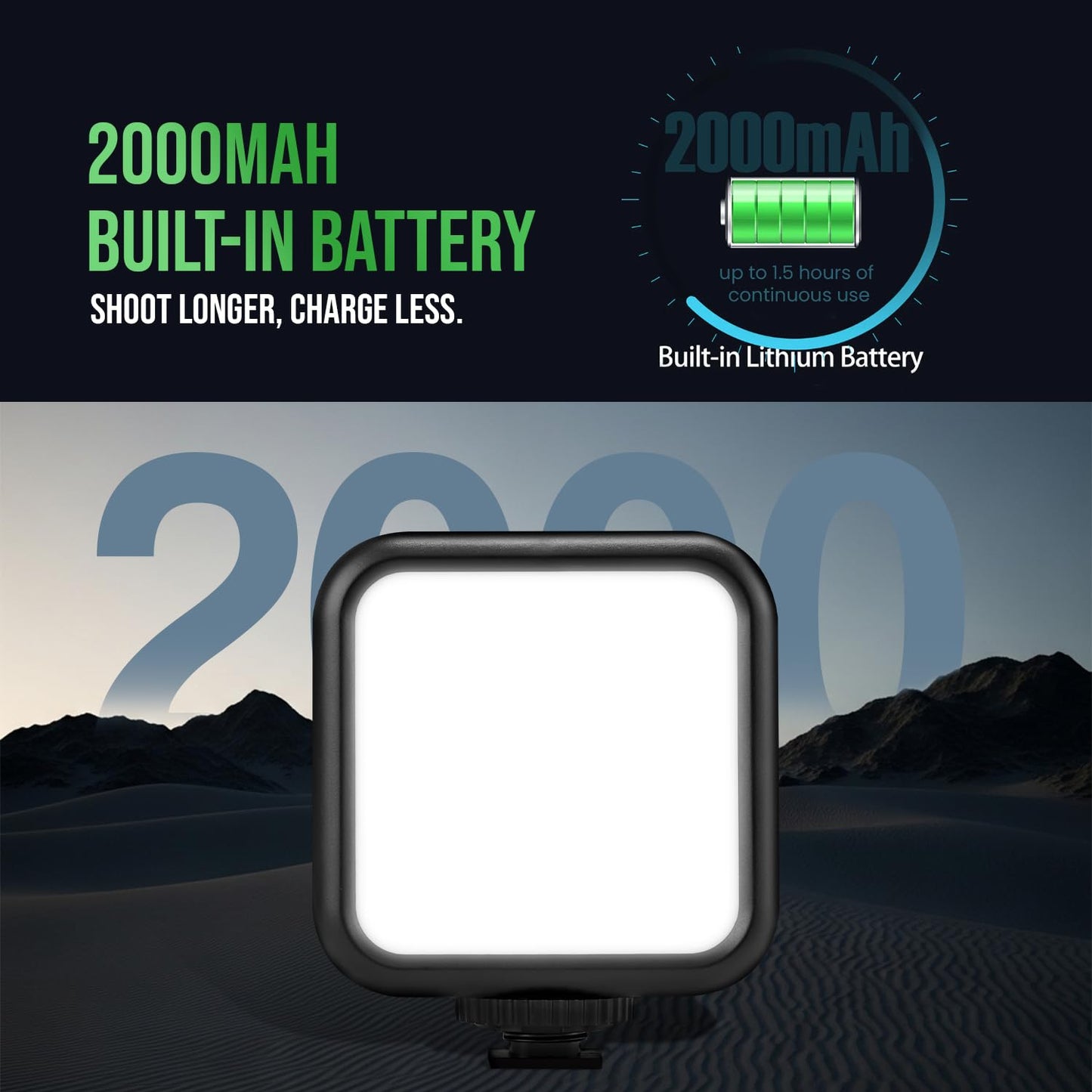 Enzzs Creator Selfie Light – Portable 3-Mode Studio Glow